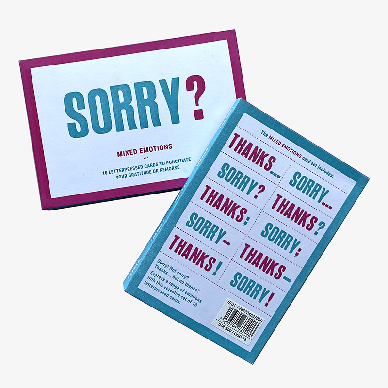 Sorry? Thanks! Mixed Emotion Cards - Image 6