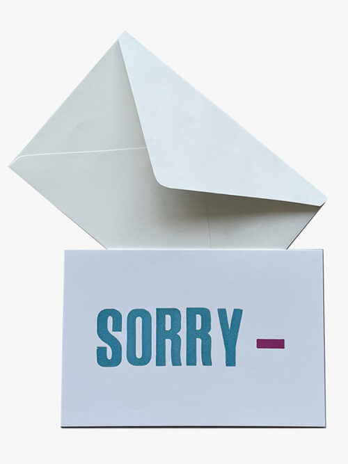 Sorry- Card