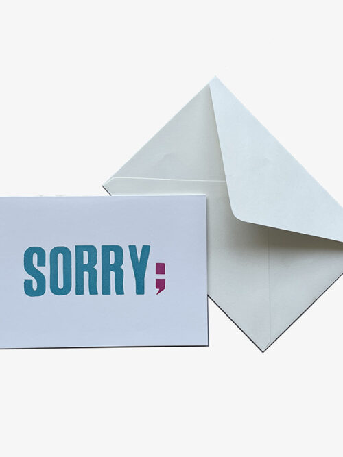 Sorry Card