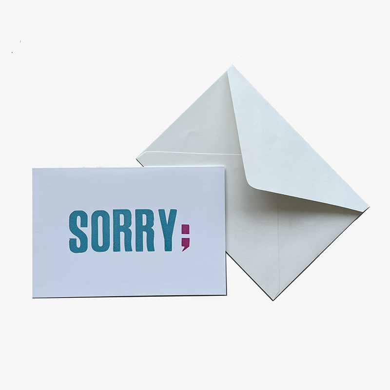Sorry Card