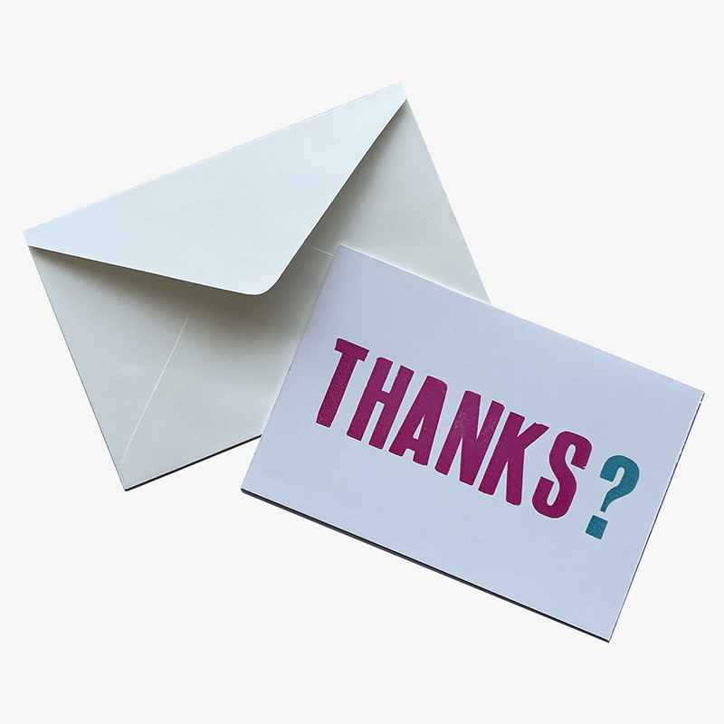 Thanks? Card