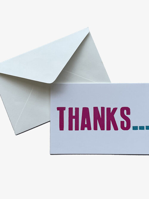 Thanks… Card